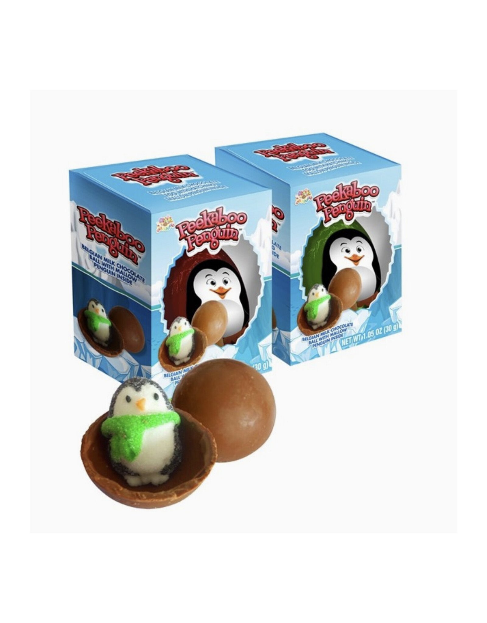 Peek a Boo Chocolate Penguin