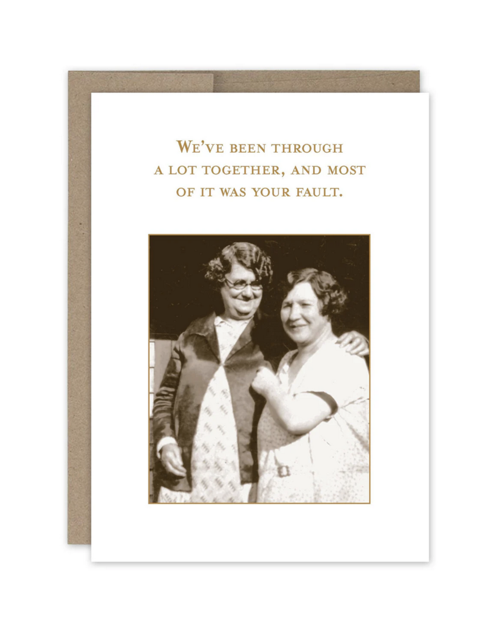 Your Fault Friendship Greeting Card