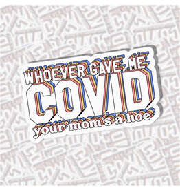 Covid Mom Hoe Sticker