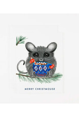 Merry Christmouse Christmas Greeting Card