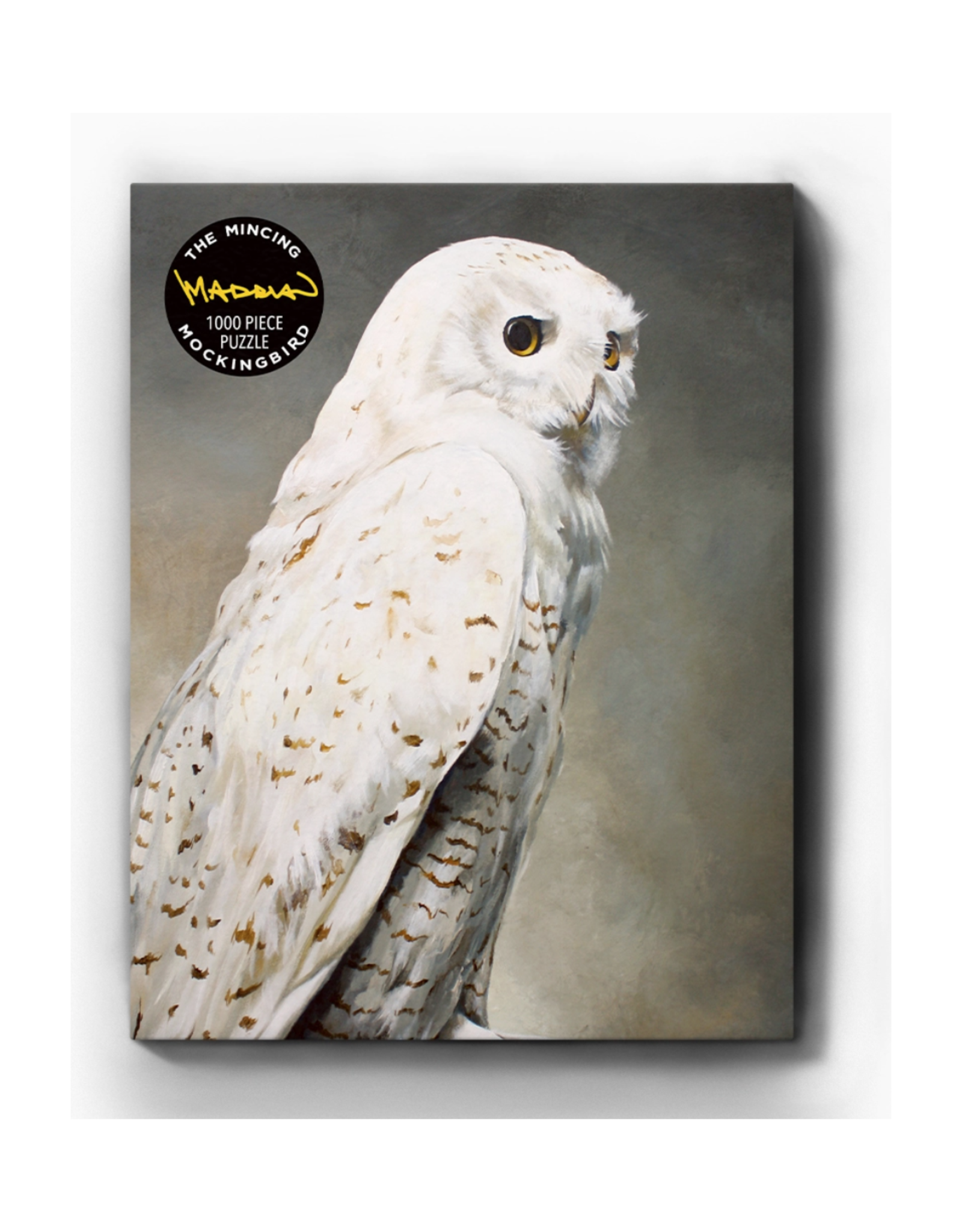 In the Leaf Litter Snowy Owl 1000 Piece Puzzle