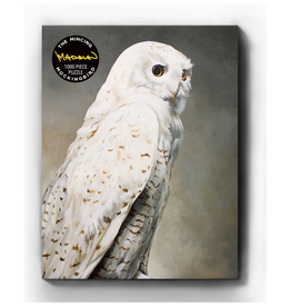 In the Leaf Litter Snowy Owl 1000 Piece Puzzle