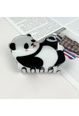 Lounging Panda Claw Clip
