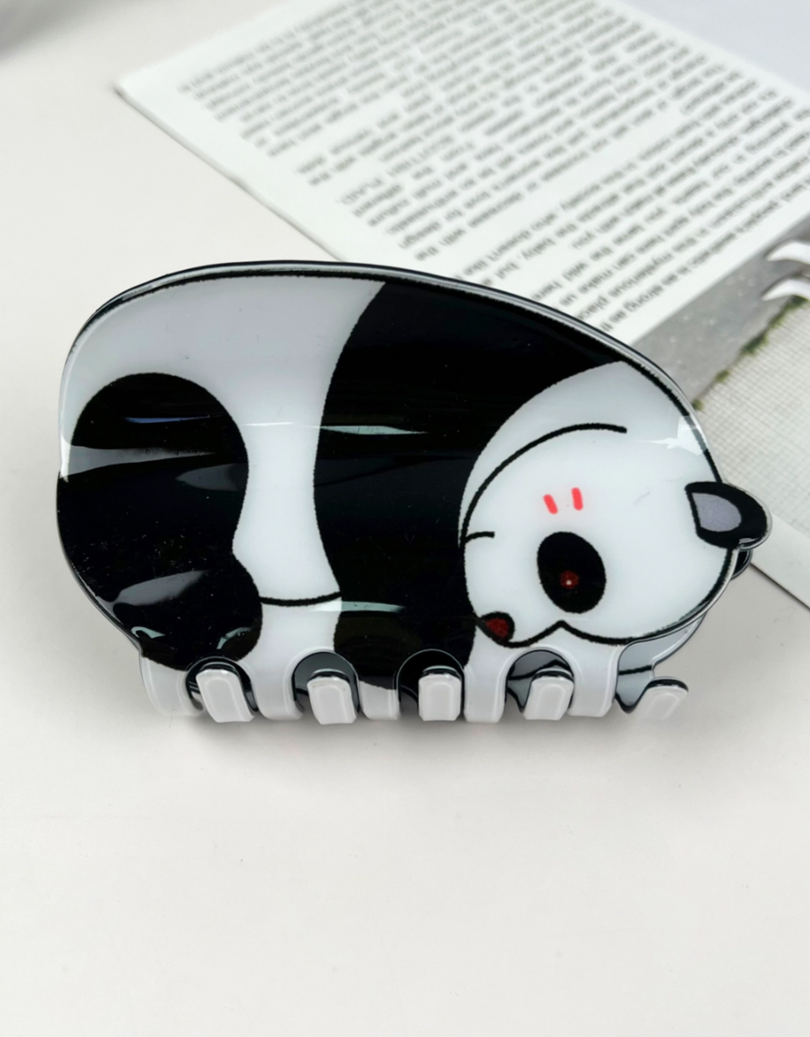 Sleepy Panda Claw Clip