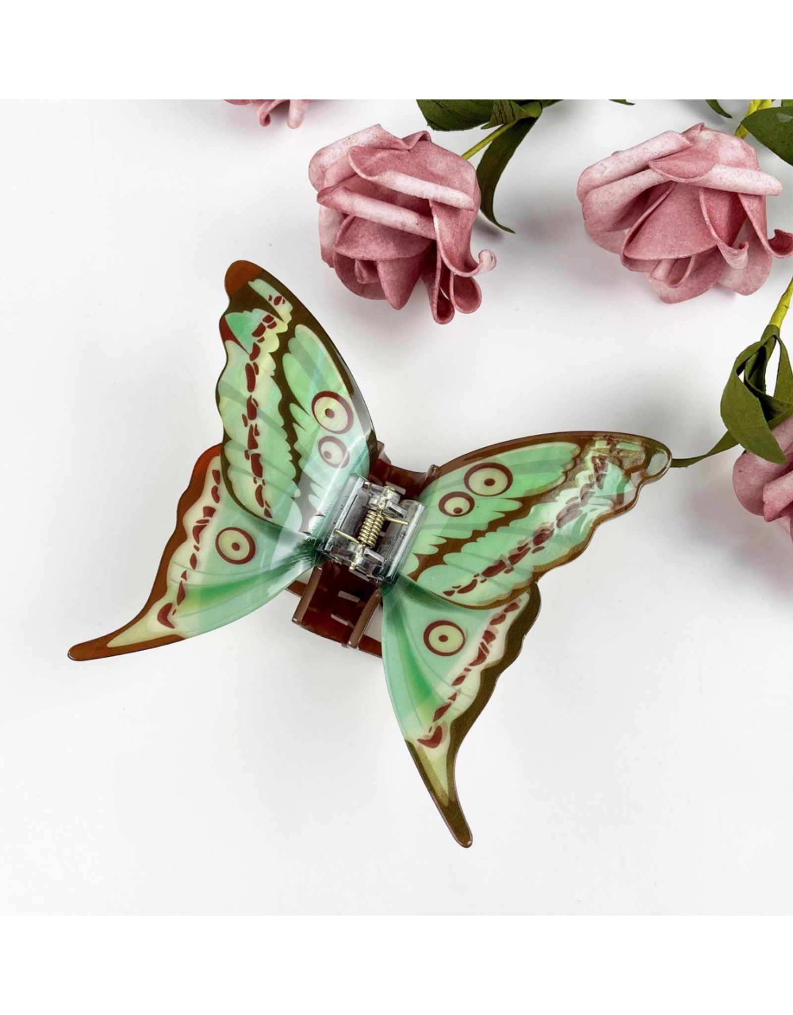 Luna Moth Claw Clip