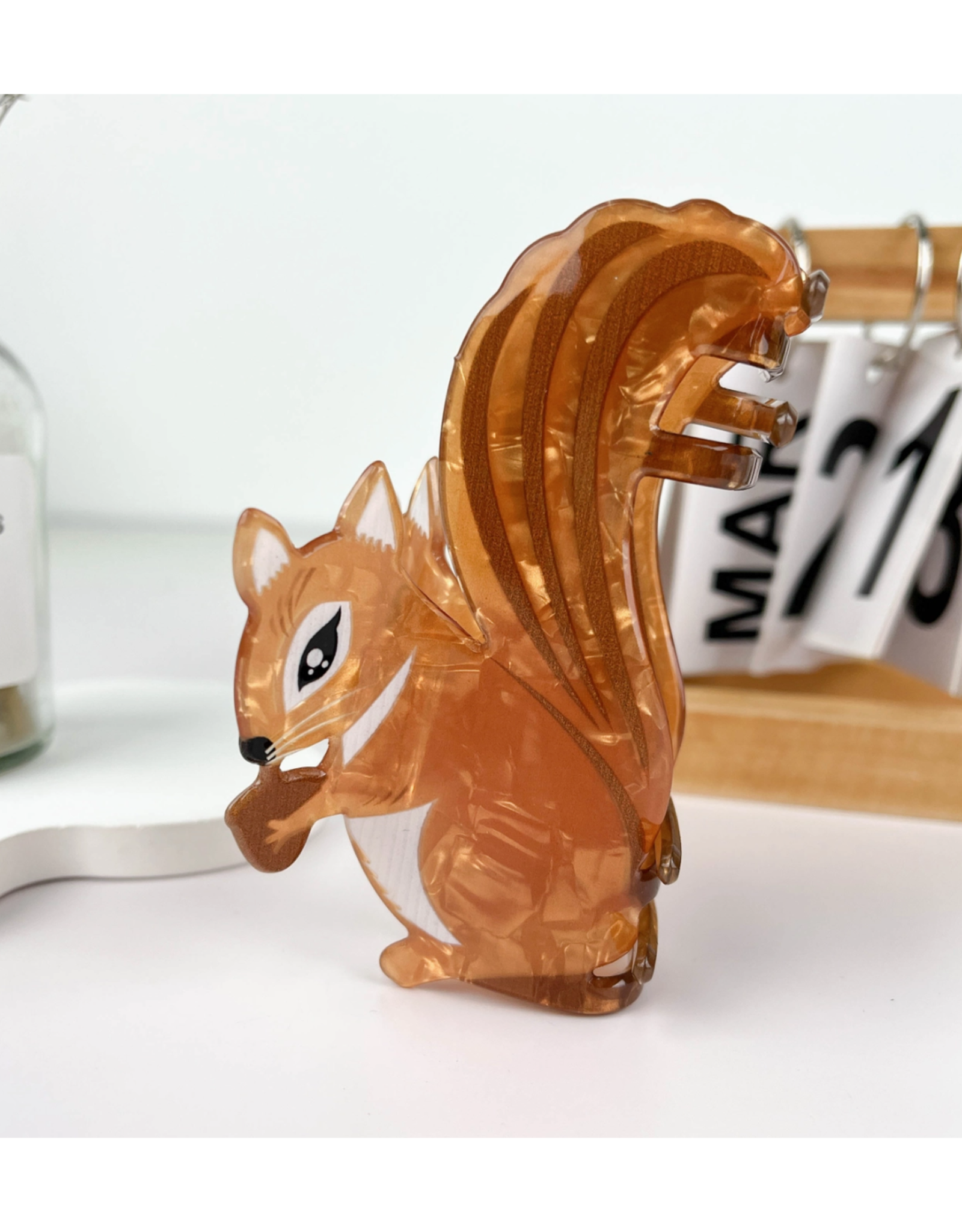 Squirrel Claw Clip