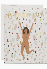 Birthday Suit Nudie Greeting Card