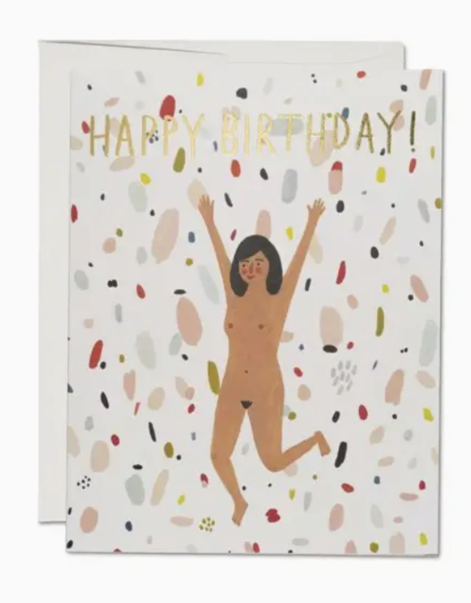 Birthday Suit Nudie Greeting Card