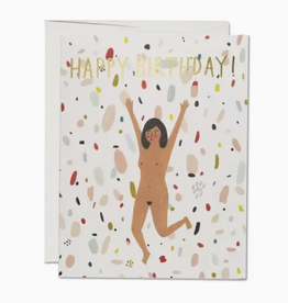 Birthday Suit Nudie Greeting Card