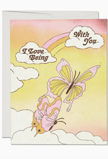 I Love Being with You Greeting Card I Love Being with You Greeting Card