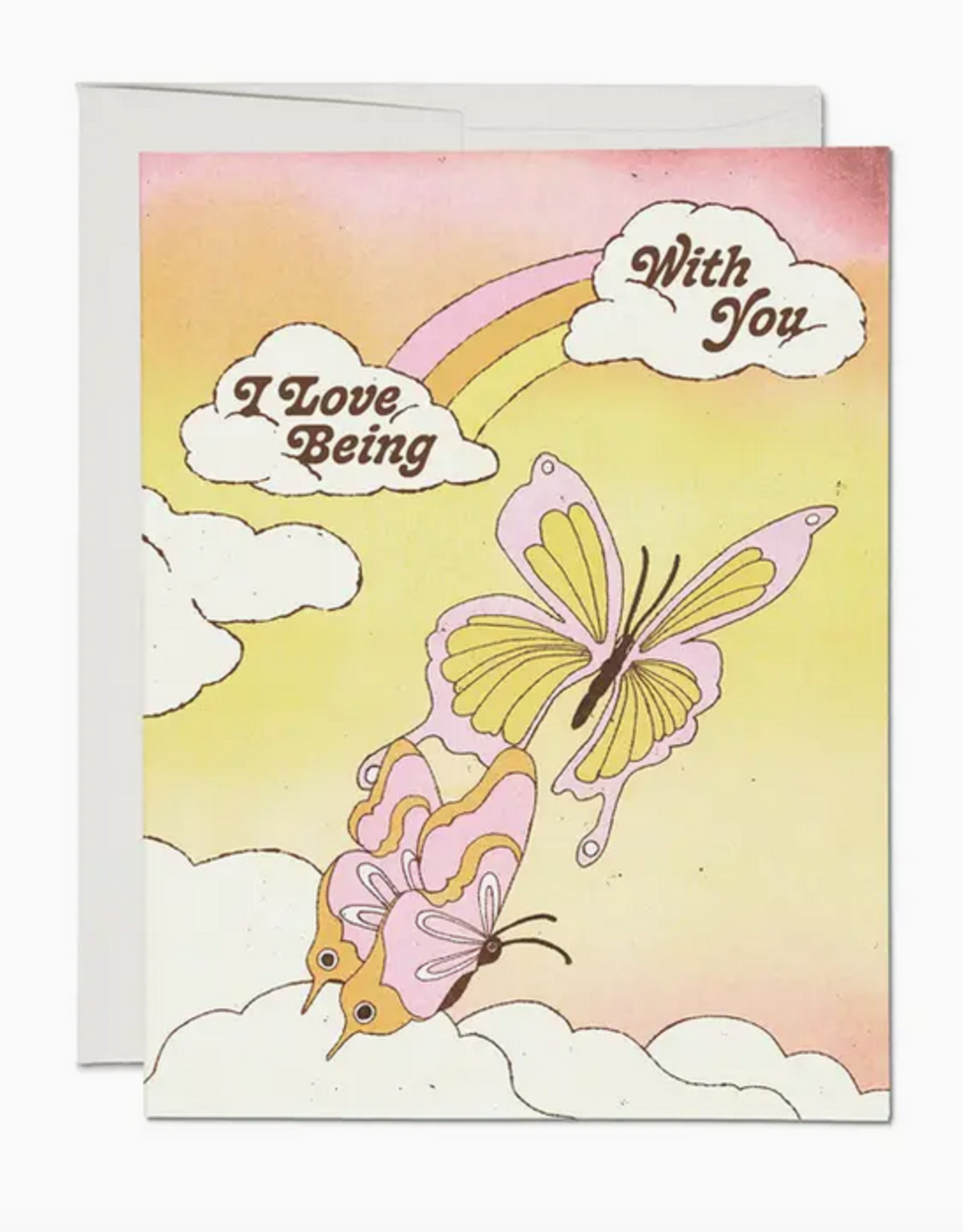 I Love Being with You Greeting Card