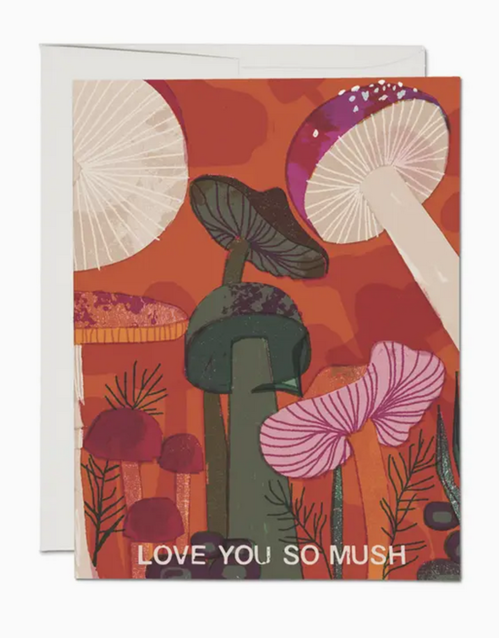 Love You So Mush (Red Cap) Greeting Card