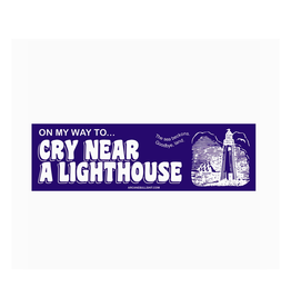 Cry Near a Lighthouse Bumper Sticker