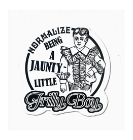 Frilly Boy Sticker