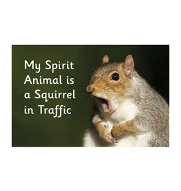 My Spirit Animal Is A Squirrel In Traffic Magnet