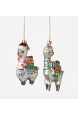 Llama With Gifts Ornament (Assorted)
