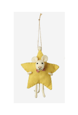 Star Mouse Felt Ornament