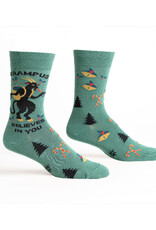 Krampus Believes in You Men's Crew Socks