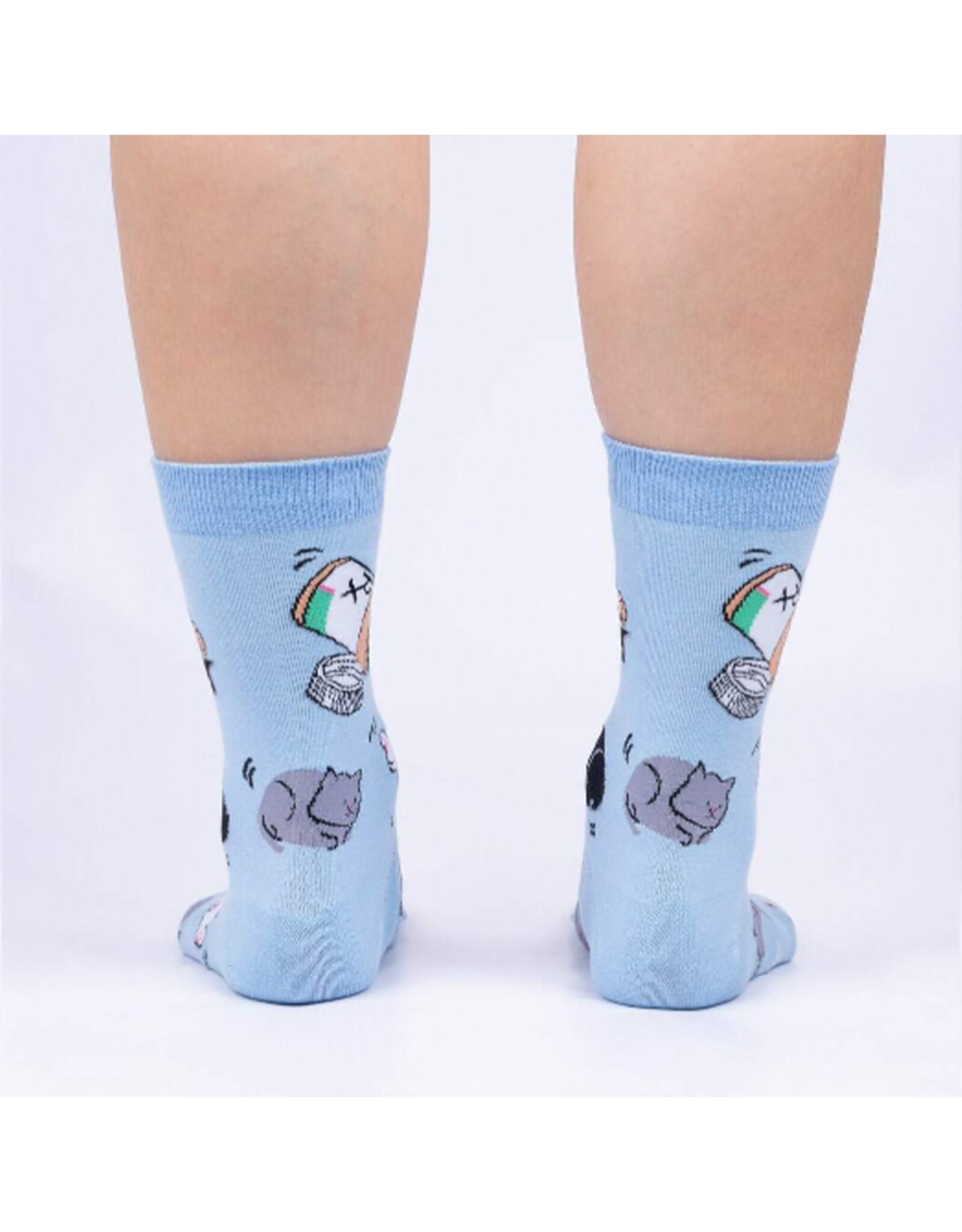Purr-scription For Happiness Women's Crew Socks