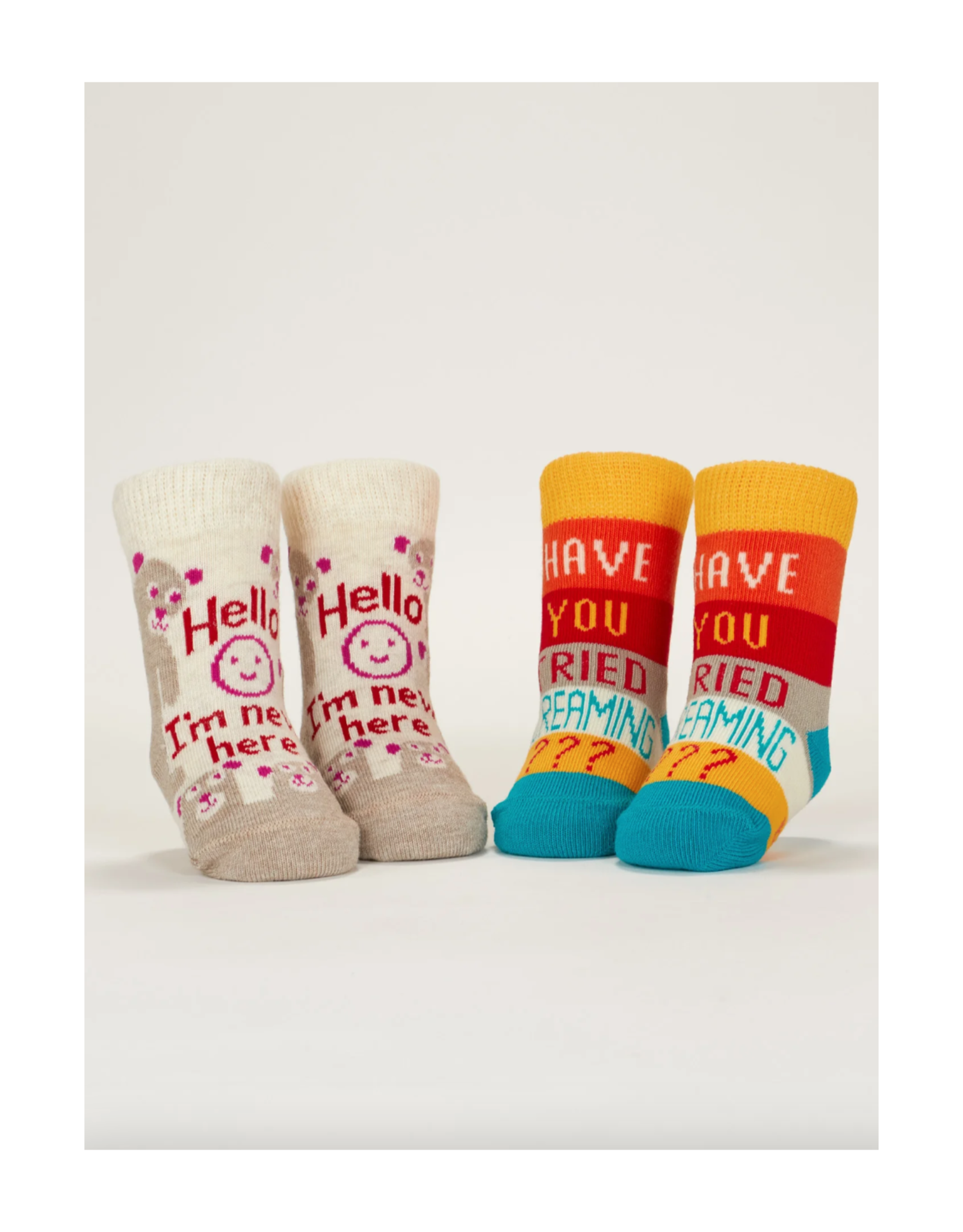 I'm New / Screaming Baby Socks Set
