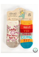 I'm New / Screaming Baby Socks Set