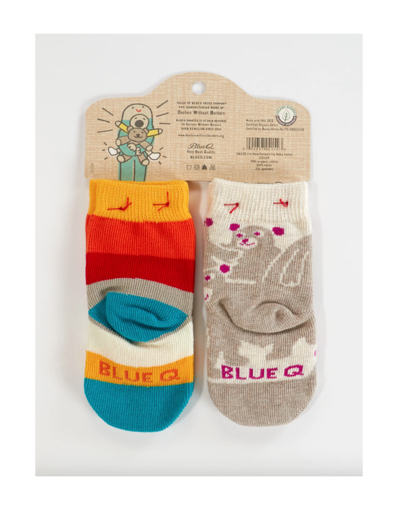 I'm New / Screaming Baby Socks Set
