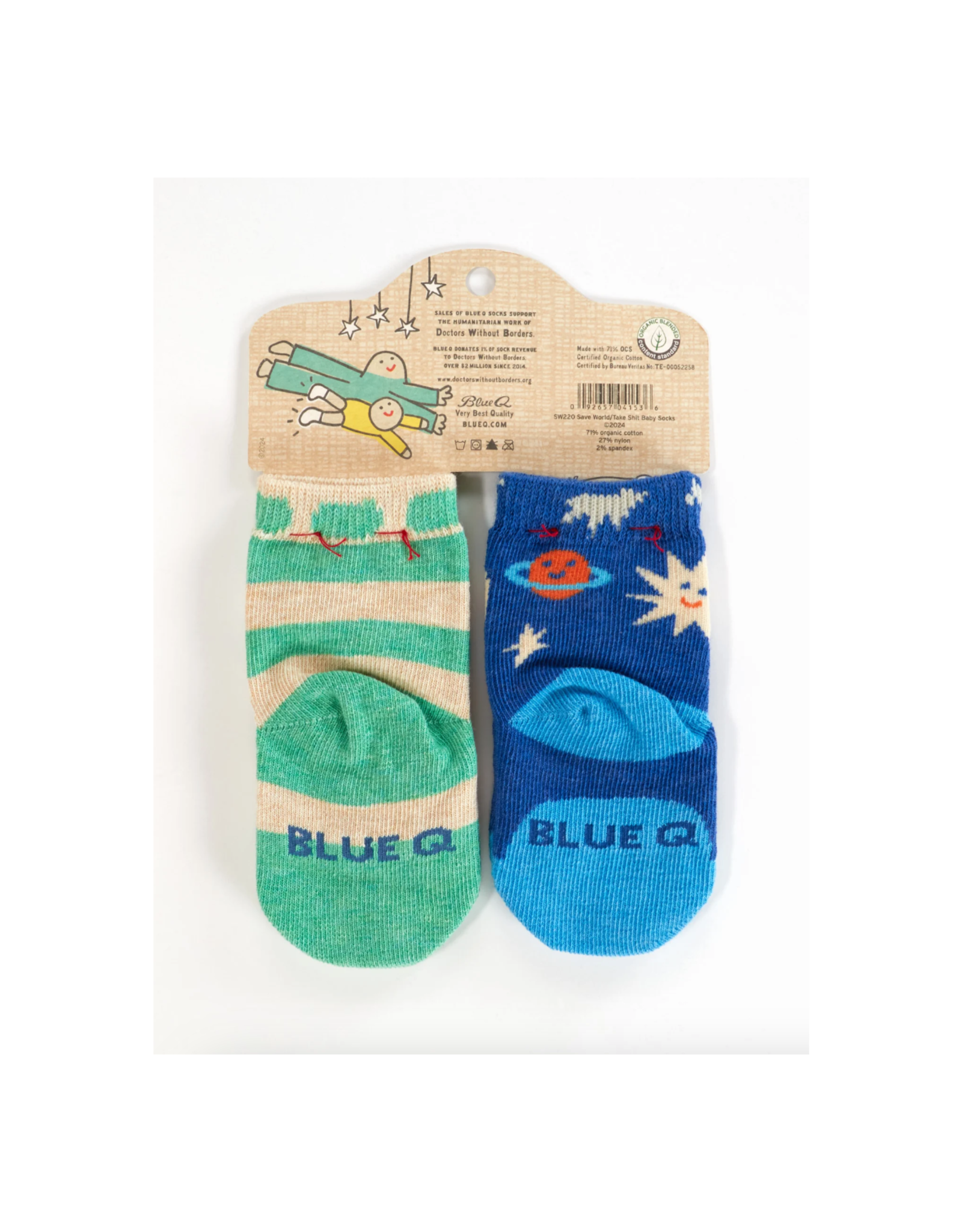 Save World / Take Shit Baby Socks Set