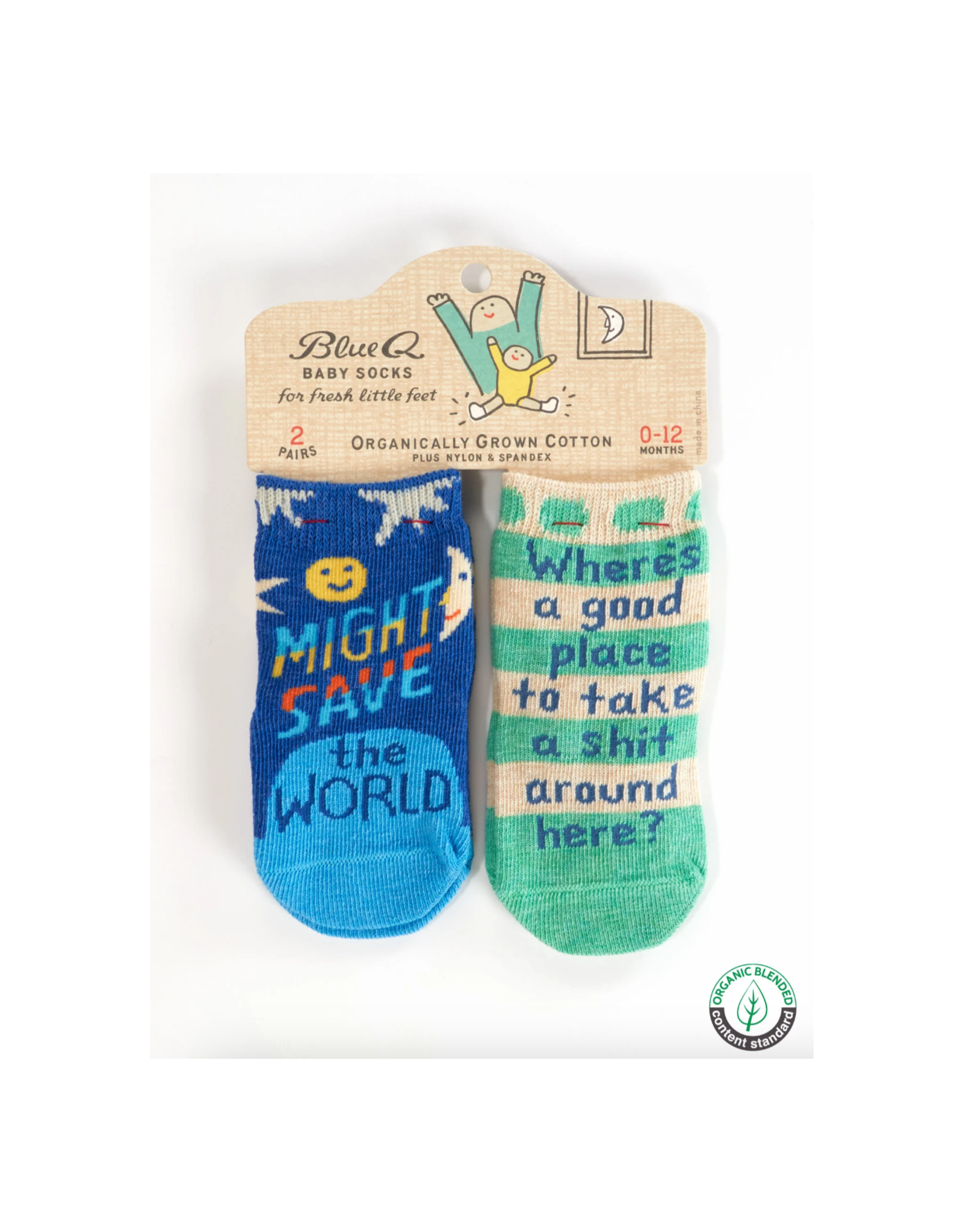 Save World / Take Shit Baby Socks Set