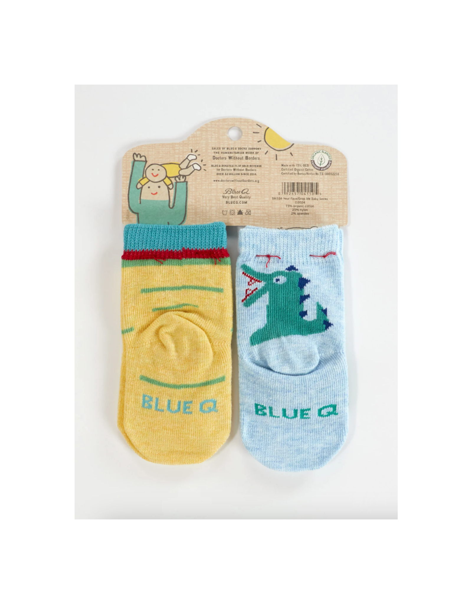Your Face / Drop Me Baby Socks Set