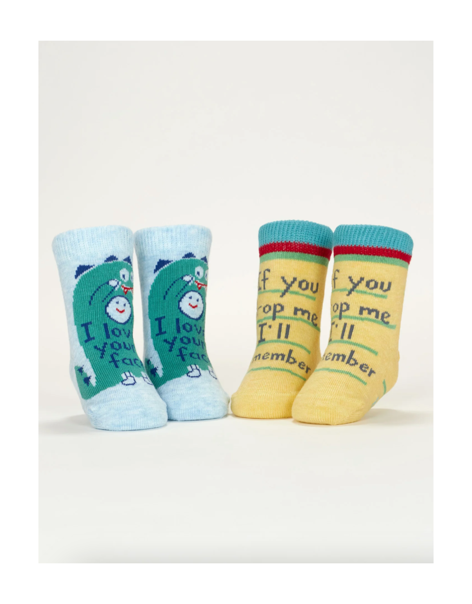 Your Face / Drop Me Baby Socks Set