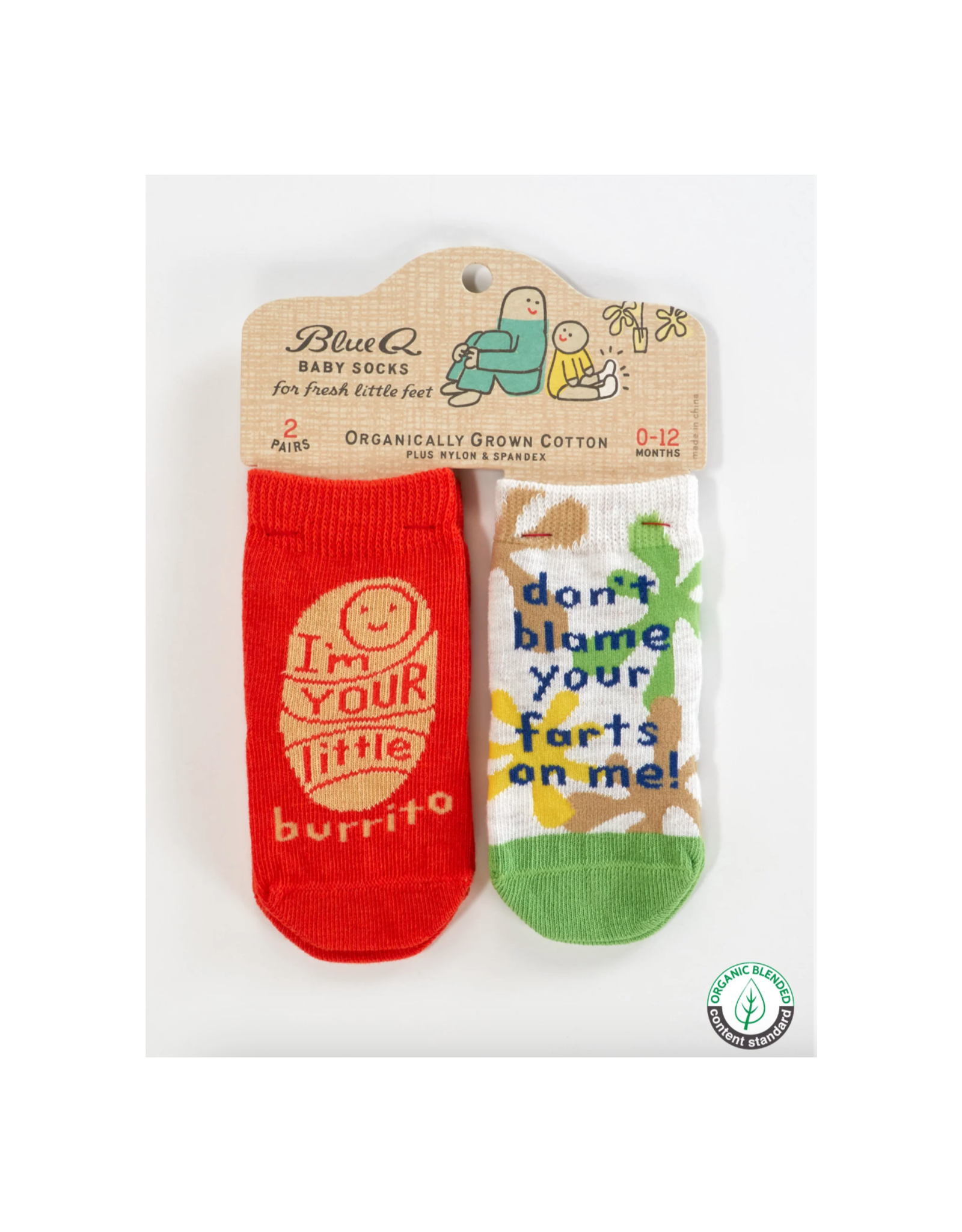 Lil Burrito / Farts Baby Socks Set