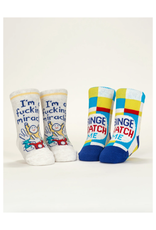 Fucking Miracle / Binge Watch Baby Socks Set Fucking Miracle / Binge Watch Baby Socks Set