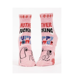 Mother Fucking Puppy Power Women's Ankle Socks*