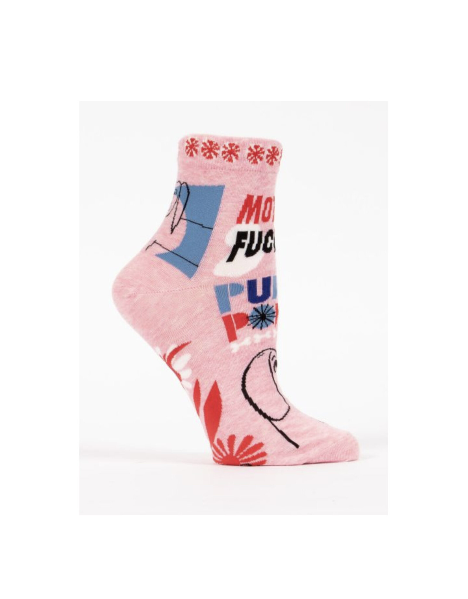 Mother Fucking Puppy Power Women's Ankle Socks*