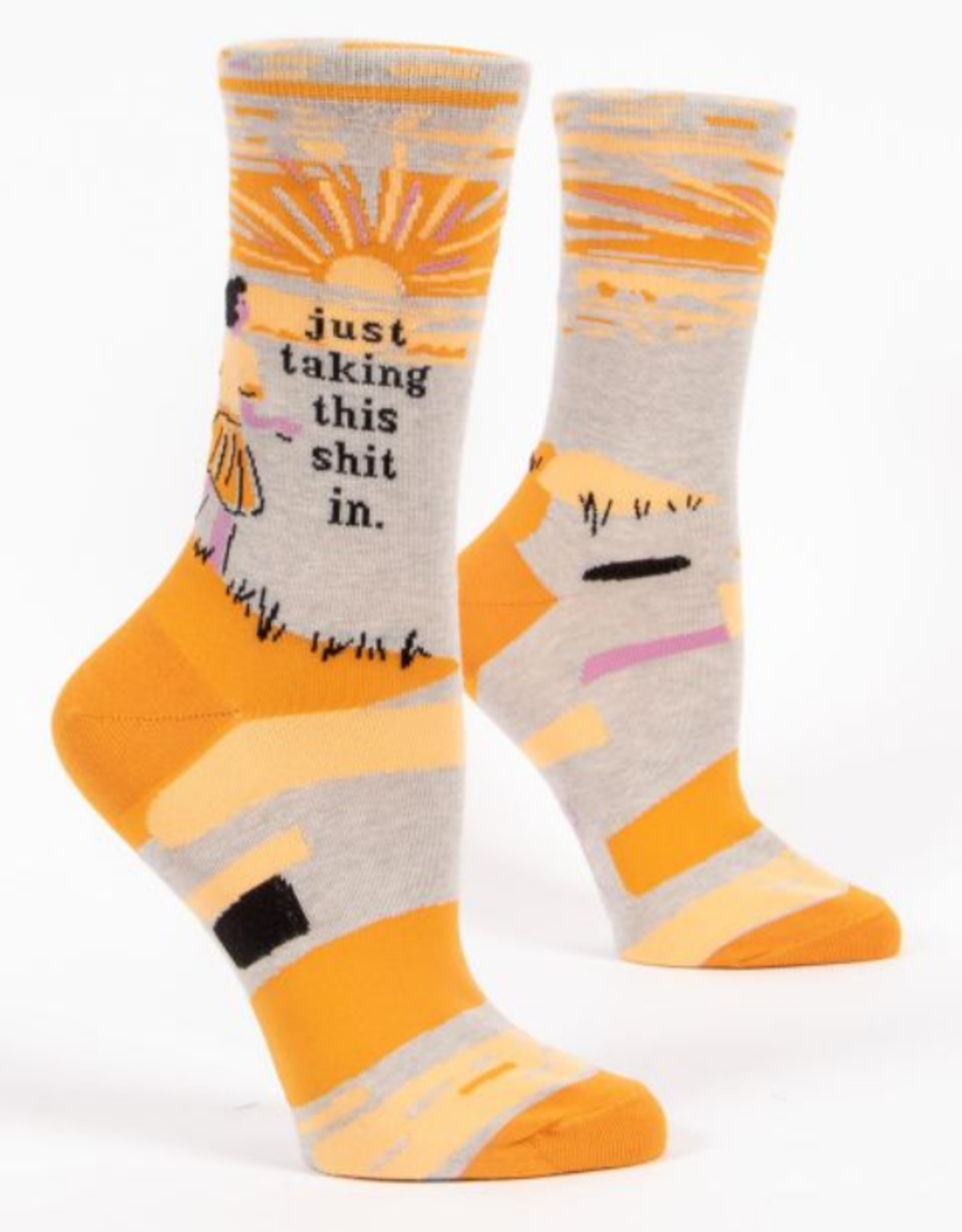 Taking this Shit In Women's Crew Socks*