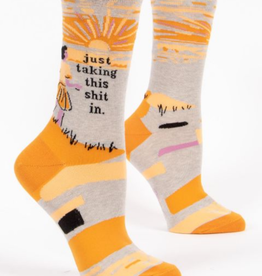 Taking this Shit In Women's Crew Socks*