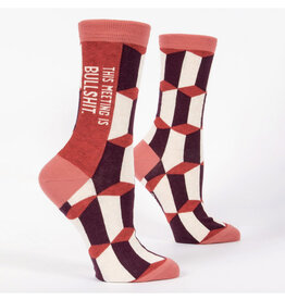 This Meeting is Bullshit Women's Crew Socks*