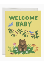 Welcome Baby Cub Greeting Card