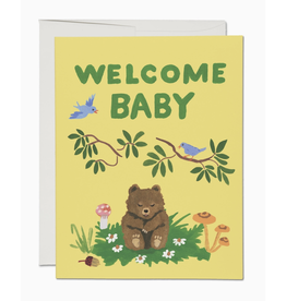 Welcome Baby Cub Greeting Card