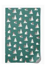 Building a Snowman Wrapping Paper - Curbside Only