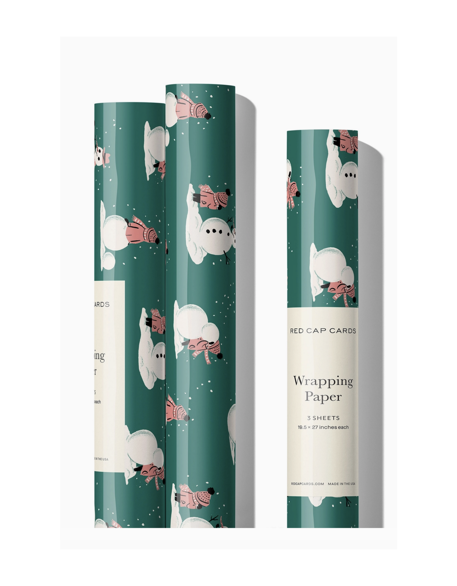 Building a Snowman Wrapping Paper - Curbside Only