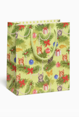 Christmas Cats Gift Bag - Medium
