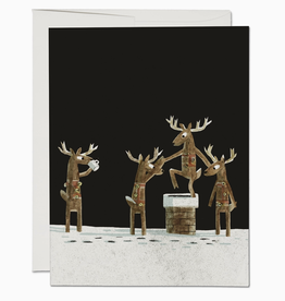 Down the Chimney Greeting Card