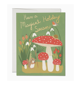Forest Critters Magical Holiday Greeting Card