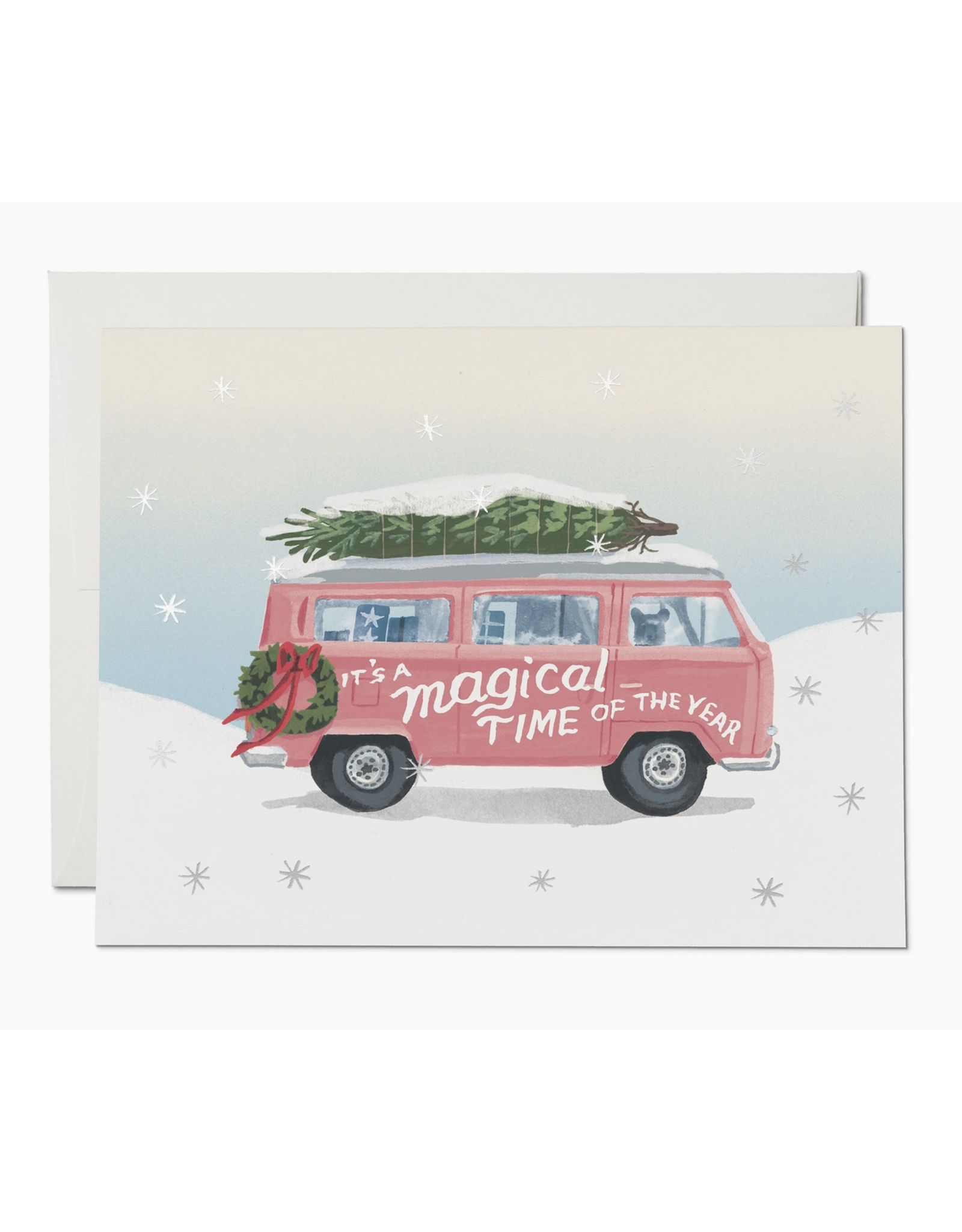 Magical Time of the Year Van Greeting Card