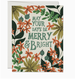 May Your Days Be Merry & Bright Holiday Greeting Card