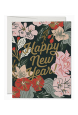Happy New Years Bouquet Greeting Card