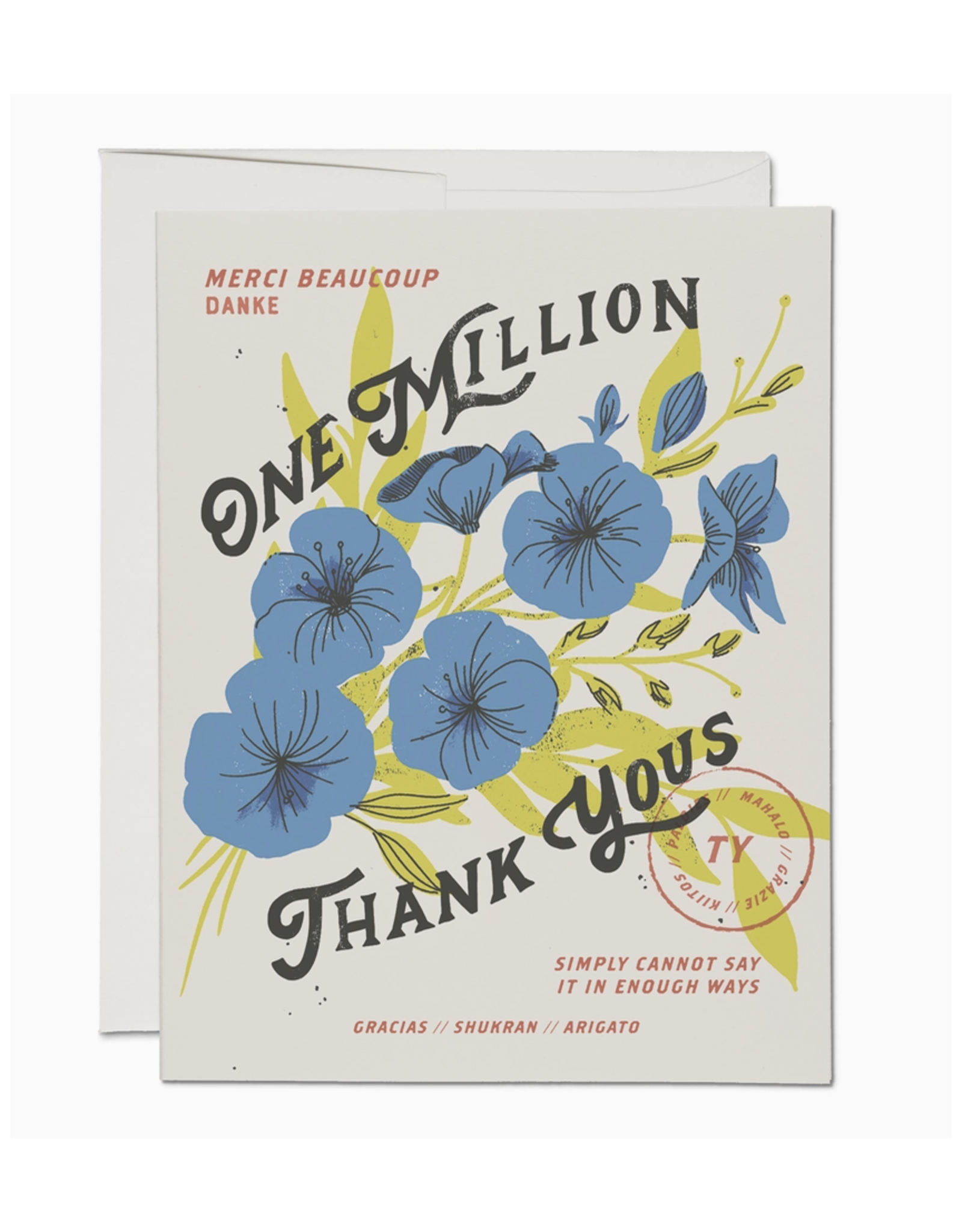 One Million Thank Yous Greeting Card