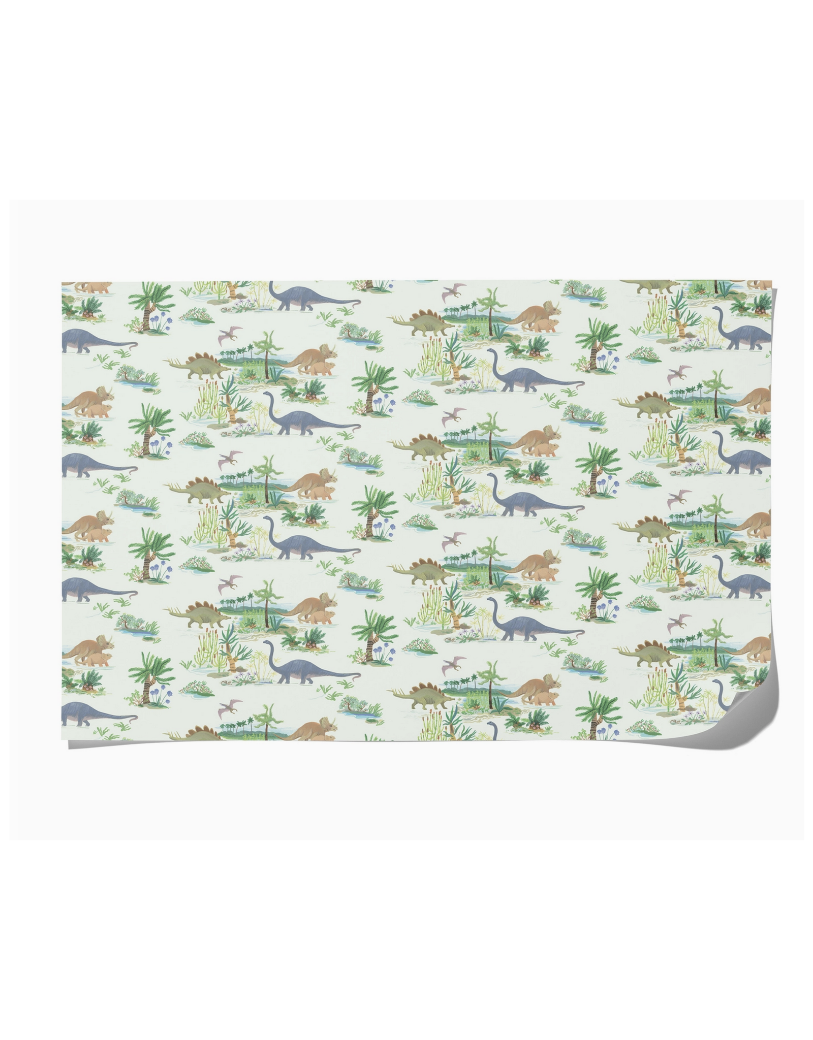 Roaming Dinosaurs Wrapping Paper
