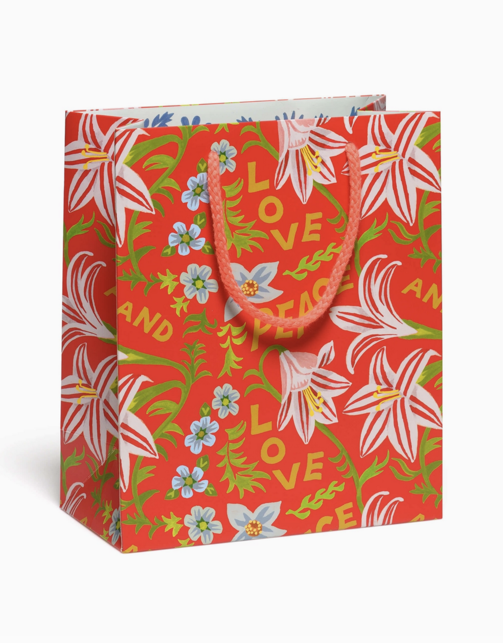 Peace and Love Amaryllis Gift Bag - Medium